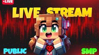 MINECRAFT PUBLIC SMP LIVE | JAVA / BEDROCK 24/7 LIVE SERVER #minecraft #live #shortsfeed  #smp