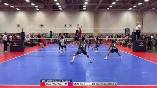 Miami United 14 Natl Camilo v Over The Top 14-1 | 2024 USAV Nationals | Semifinal