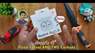 Paisa Vasool Product from Xiaomi  Redmi Buds 6 Unboxing in Telugu...