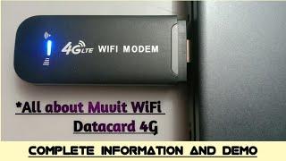 How to use/operate Muvit 4G Dongle