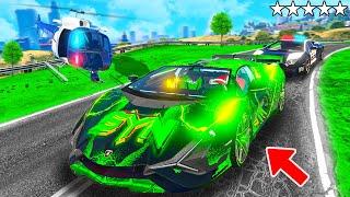 POLIZEI verfolgt RGB LAMBO in GTA 5! (Polizei vs. Dieb)