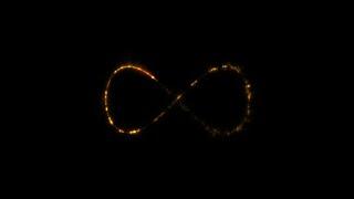 Fire Spark Infinity Sign • Free Infinite Loop Motion Graphics