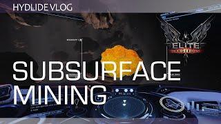 Elite Dangerous 2020 | Sub Surface Mining | call it a tutorial if you will