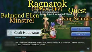 Ragnarok Eternal Love NPC Belmond Ellen Minstrel Quest - King Schmitz