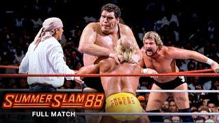 FULL MATCH - Hulk Hogan & Randy Savage vs. Andre the Giant & The Million Dollar Man: SummerSlam 1988