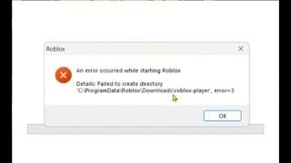 Roblox FIX An Error Occured while stating to Roblox  (  Step By Step Full Guide  )