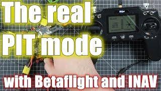 The real PIT mode with new Matek F722-SE flight controller