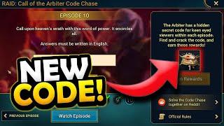 NEW PROMO CODE CHASECALL OF THE ARBITER EPISODE 10 | RAID SHADOW LEGENDS