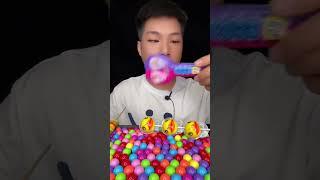 Colorful Candy ASMR  #mukbang #usa #asmr #sweet #snacks #newyork