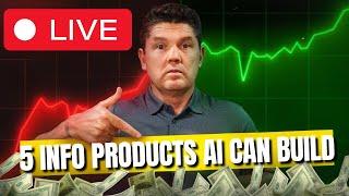 LIVE Bill McIntosh Show: How To Create a $1,000,000 Info Product With AI as a Beginner