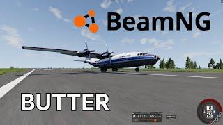 #swiss001landing | Butter Antonov AN-12B landing in BeamNG