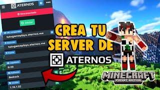 Minecraft PE | Como Crear Un Server Multijugador De Aternos! Paso a Paso | Actualizado 2020