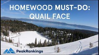 Homewood Quail Face: A Run Down Tahoe's Most Astonishing In-Bounds Run