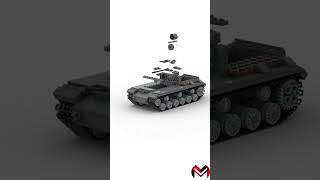 Char su 152 en lego / tank military lego #short #animation