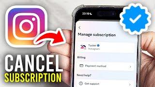 How To Cancel Instagram Meta Verified Subscription - Full Guide