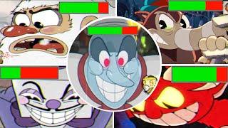 Cuphead DLC - All Bosses with Healthbars (The Delicious Last Course)