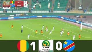 Guinea vs DR Congo 1-0 | AFCON 2025 Qualifiers | Match Highlights