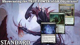 Showcasing the TRUE POWER of GB Obliterator! | Phyrexian Rock | Standard Bo3 | Platinum | MTG Aren