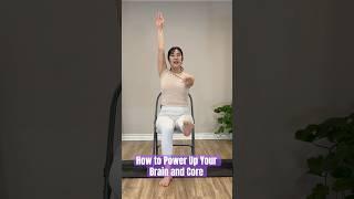 How to Power Your Brain & Core: Gentle Chair Yoga for Clarity & Stability | #brainfog #chairyoga