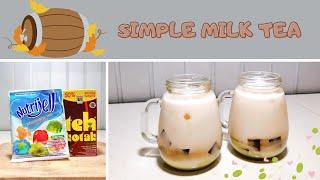 Buat hidangan manis yang simple, mudah dan praktis! Puding teh 2 bahan & milk tea yang praktis!