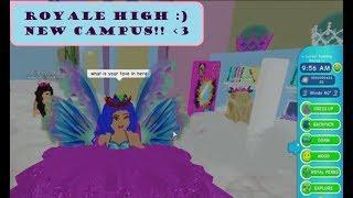 Royale High Exploring the NEW CAMPUS with the Creators & New Friends too!!