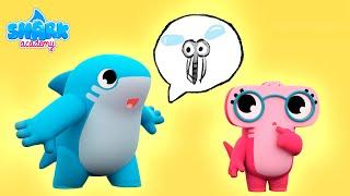 Animals Sounds Song ! - LEARN with SHARK ACADEMY + Baby Shark Nursery Rhymes for Children