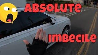 Entitled Cyclists Block Road Rager Audi From Driving the Wrong Way to Endanger Others!! -OC4367-