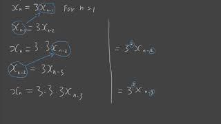 Solving a second recursive algorithm