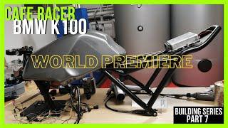 Ep. 7: Building a unique frame-design (1st in the world) [BMW K100 cafe racer]