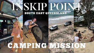 INSKIP POINT CAMPING MISSION! Beach camping GEM + setting up a CAMPFIRE lounge + what's in the JEEP?