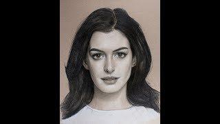 Anne Hathaway Speed Drawing