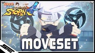 Naruto Ultimate Ninja Storm 4 - Kakashi Hatake COMPLETE Moveset