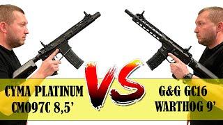 G&G GC16 Warthog VS CYMA Platinum CM097C.Обзор.Разборка.Сравнение.