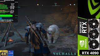 Assassin's Creed Valhalla Ultra High settings 4K | RTX 4090 | i9 13900K 5.8GHz