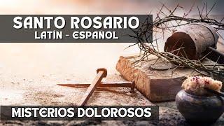 SANTO ROSARIO EN LATIN - ESPAÑOL || MISTERIOS DOLOROSOS