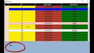 How to count rows in datagridview  in Visual basic.net