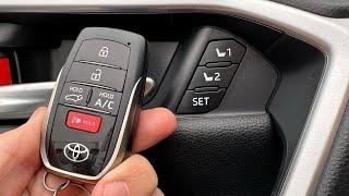 TOYOTA TIP! - How to program your seat memory to your key fob!