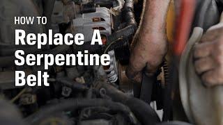 How to Replace a Serpentine Belt