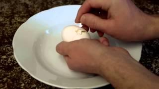 How to Scramble Eggs Inside Their Shell