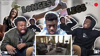 SHE CAN BARELY FIT IN THE CAR | The WORLD Longest Leg Reaction!