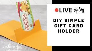  Simple DIY Gift Card Holder