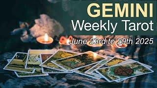 GEMINI "WHAT YOU HOPED WOULD HAPPEN, HAPPENS GEMINI!" Weekly Tarot Reading June 23rd to 29th 2025
