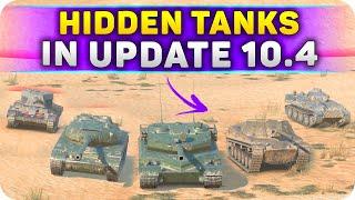 Hidden Tanks In 10.4 | WoT Blitz