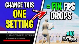 Fix Fortnite FPS Drops & Stutters - Best Methods!