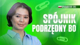Spójnik podrzędny BO | 95-dars | Polyak tilini 0 dan o'rganish