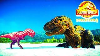 MAGMA T-REX & LUX T-REX HUNTED THE HERBIVORES\ JURASSIC WORLD EVOLUTION 2 / [4K 60FPS]