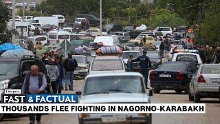 Thousands of Ethnic Armenians Flee Nagorno-Karabakh After Breakaway Region’s Defeat