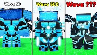 Upgraded Titan Computer Man v Endless Mode in Skibidi Tower Defense #roblox