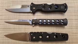 Cold Steel TI LITE 4, HOLD OUT II, COUNTER POINT I. Обзор и сравнение. Часть II