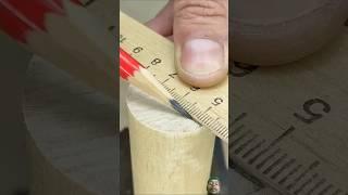 how to drill a round car in the middle of a piece of wood